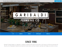 Tablet Screenshot of garibaldiplumbing.net